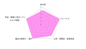 天河りんご先生の評価レーダーチャート